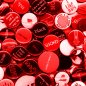 Cheeky Badges: I like juxtaposing words and images on badges which when worn together can have differing meanings and implacations.